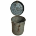 Decorative canister Alexandra House Living Grey Iron Traditional style 29 x 38 x 29 cm