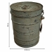 Decorative canister Alexandra House Living Grey Iron Traditional style 29 x 38 x 29 cm