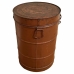 Decorative canister Alexandra House Living Brown Iron Traditional style 37 x 53 x 37 cm