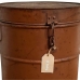 Decorative canister Alexandra House Living Brown Iron Traditional style 37 x 53 x 37 cm