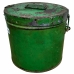 Decorative canister Alexandra House Living Green Iron Traditional style 30 x 27 x 30 cm