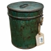 Decorative canister Alexandra House Living Green Iron Traditional style 18 x 22 x 18 cm