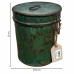 Decorative canister Alexandra House Living Green Iron Traditional style 18 x 22 x 18 cm