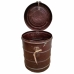 Decorative canister Alexandra House Living Brown Iron Traditional style 26 x 34 x 26 cm