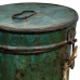 Decorative canister Alexandra House Living Green Iron Traditional style 18 x 22 x 18 cm