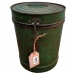 Decoratieve jerrycan Alexandra House Living Groen Ijzer Traditionele stijl 23 x 30 x 23 cm