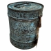 Decorative canister Alexandra House Living Blue Iron Traditional style 20 x 24 x 20 cm