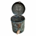 Decorative canister Alexandra House Living Blue Iron Traditional style 20 x 24 x 20 cm