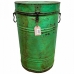 Decorative canister Alexandra House Living Green Iron Traditional style 38 x 64 x 38 cm