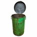 Decorative canister Alexandra House Living Green Iron Traditional style 38 x 64 x 38 cm