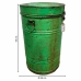 Decorative canister Alexandra House Living Green Iron Traditional style 38 x 64 x 38 cm