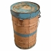 Decorative canister Alexandra House Living Blue Iron Traditional style 32 x 54 x 32 cm