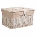 Set di Due Bauli Alexandra House Living Bianco Legno di salice 30 x 23 x 40 cm