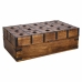 Chest Alexandra House Living Brown Metal Mango wood 20 x 12 x 38 cm Traditional style