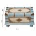 Truhe Alexandra House Living Blau Mango-Holz 28 x 27 x 50 cm Handwerks-Stil