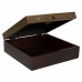 Doos-Juwelenkistje Alexandra House Living Donkerbruin Blik Mangohout Hout MDF 20 x 7 x 20 cm