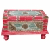 Koffer Alexandra House Living Rood Mangohout 28 x 27 x 50 cm Traditionele stijl