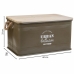 Kiste Alexandra House Living Urban Grønn Hemp Metall Grantre 38 x 60 x 33 cm