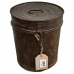 Decorative canister Alexandra House Living Brown Iron Traditional style 19 x 23 x 19 cm