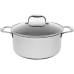 Casserole with Lid Kohersen 71104 Silver Stainless steel Aluminium Ø 24 cm 4,9 L