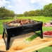 Kulgrill med hjul Feel Maestro MR-1010 Sort Metal