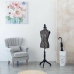 Mannequin Alexandra House Living Black Wood Cloth Polyethylene Pinewood MDF Wood 37 x 168 x 24 cm