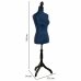 Mannequin Alexandra House Living Blue Polyester Wood Polyethylene Pinewood MDF Wood 37 x 168 x 24 cm