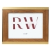 Photo frame Romimex Natural Wood Metal 15 x 20 x 3 cm