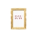 Photo frame Romimex Golden Resin 10 x 15 x 2 cm