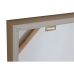 Cuadro Home ESPRIT Blanco Dorado Lienzo Madera MDF Moderno Hoja de planta 82 x 4,5 x 82 cm (2 Unidades)