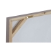 Maleri Home ESPRIT Beige Gyllen Læret Tre MDF Moderne Blomster 80 x 3 x 80 cm (2 enheter)