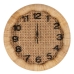 Horloge Murale Romimex Marron osier Bois d'épicéa Bois MDF 36 x 36 x 6 cm