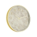 Horloge Murale Romimex Argenté Argent PVC 45 x 45 x 3 cm