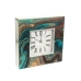 Orologio da Tavolo Romimex Azzurro Dorato Vetro 20 x 20 x 5 cm