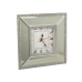 Reloj de Mesa Romimex Plateado Vidrio 20 x 20 x 5 cm