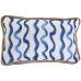 Blazina Home ESPRIT Modra Bela 50 x 30 cm