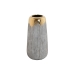 Vase Home ESPRIT Grau Gold Steingut Moderne 14 x 14 x 27 cm