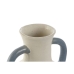 Vase Home ESPRIT Blau Beige aus Keramik Mediterraner 15 x 15 x 25 cm