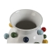 Vase Home ESPRIT Hvid Multifarvet Dolomite 20 x 20 x 20 cm