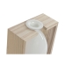 Vase Home ESPRIT Blanc Naturel Bois Verre 17 x 12 x 25 cm