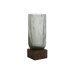 Vase Home ESPRIT Marron Gris Bois Verre Moderne 12 x 12 x 29,5 cm