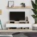 Mueble de TV Alexandra House Living Blanco Marrón 125 x 42 x 32 cm