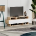 Mueble de TV Alexandra House Living Blanco Marrón 125 x 42 x 32 cm