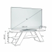 Mueble de TV Alexandra House Living Diagonal Blanco 120 x 40 x 33 cm