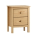 Nightstand Alexandra House Living Honey Oak Metal Pine 48 x 62 x 36 cm 2 drawers