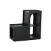 Mesa auxiliar Home ESPRIT Negro Metal 60 x 30 x 60 cm