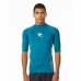 Maglia a Maniche Corte Uomo Rip Curl Waves Upf Azzurro