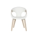 Dining Chair Home ESPRIT White Polyester Wood 55,5 x 67,5 x 80,5 cm