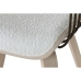 Chaise de Salle à Manger Home ESPRIT Blanc Polyester Bois 51 x 55 x 76,5 cm