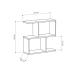 Hyller Alexandra House Living Hvit Tre MDP 60 x 60 x 19 cm